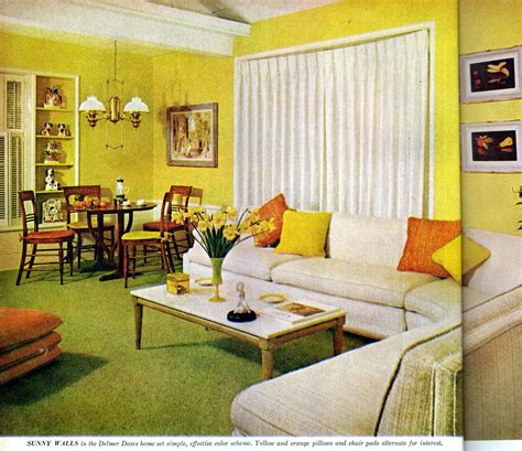 1950s interior design colors.